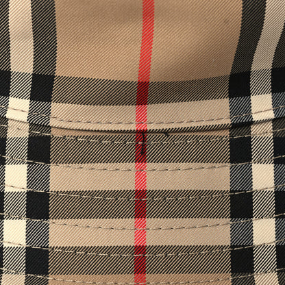 Burberry Technical Cotton Vintage Check Bucket Hat M Archive Beige 9 of 9