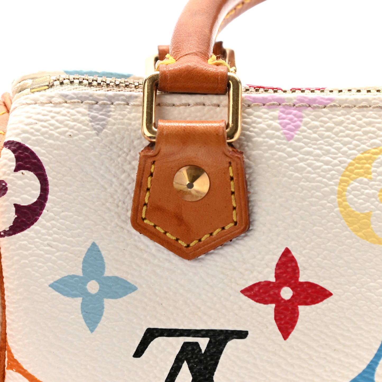 Monogram Multicolor Mini Sac HL Speedy White