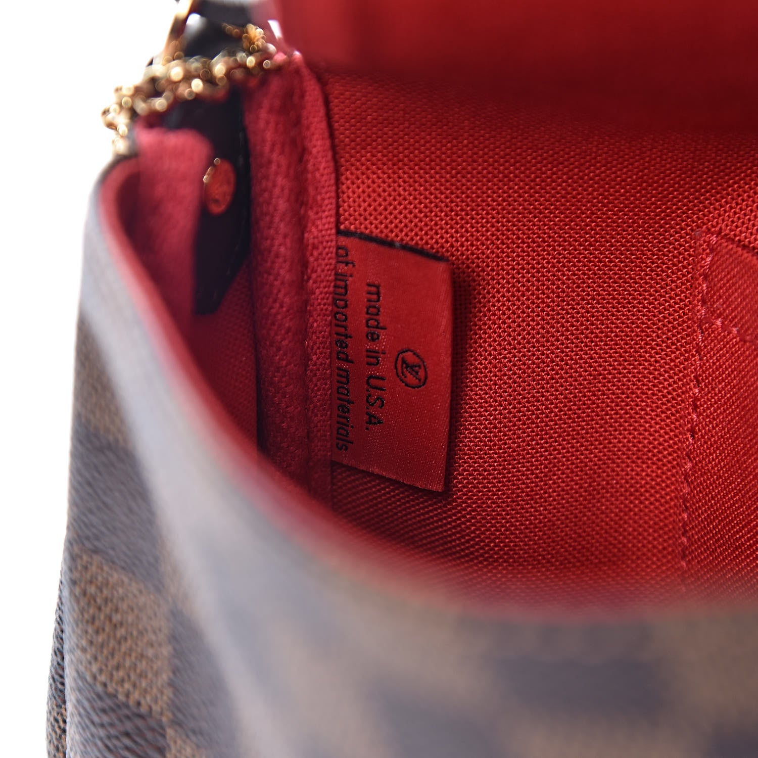Louis Vuitton Damier Ebene Favorite MM 7 of 12