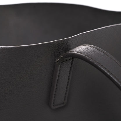 Saint Laurent Calfskin Large Shopping Tote Dark Grey 22 of 27