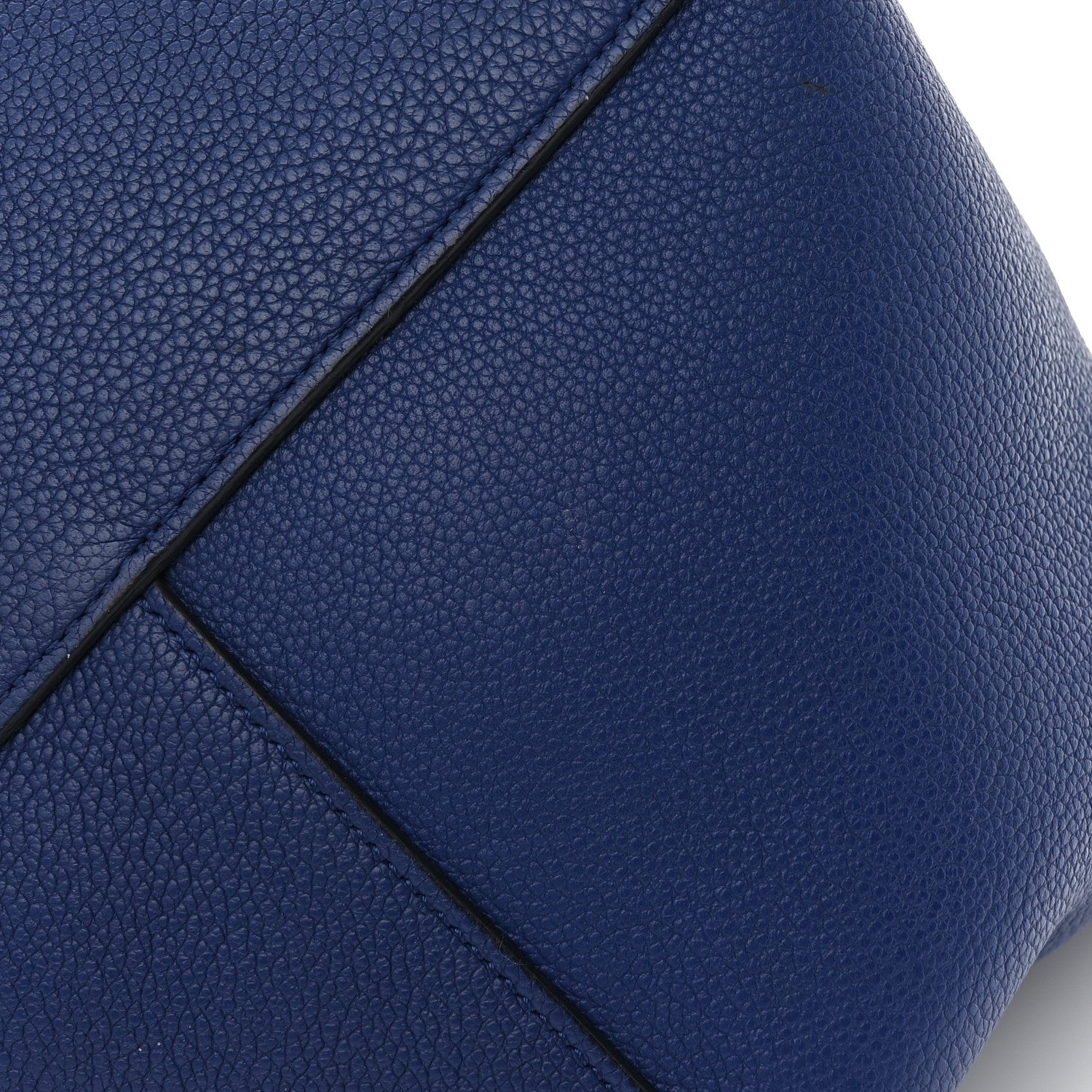 Celine Soft Grained Calfskin Small Belt Cabas Phantom Deep Blue 14 of 16