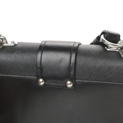 Prada City Calf Saffiano Cahier Bag Black 11 of 11