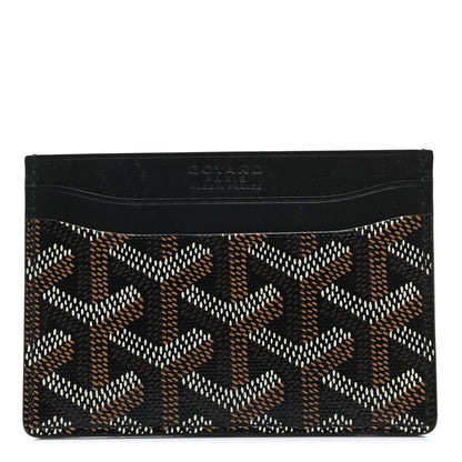 Goyard Goyardine Saint Sulpice Card Holder Black 1 of 6
