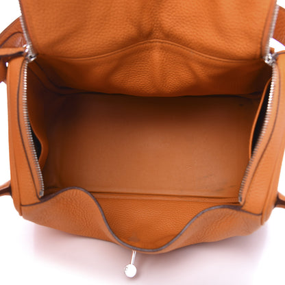 Hermes Taurillon Clemence Lindy 30 Abricot 5 of 13