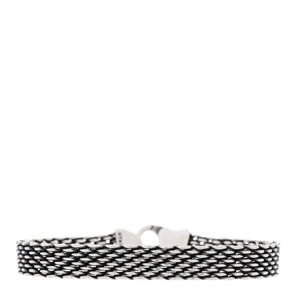 Tiffany Sterling Silver 9.5mm Somerset Mesh Bracelet 1 of 3