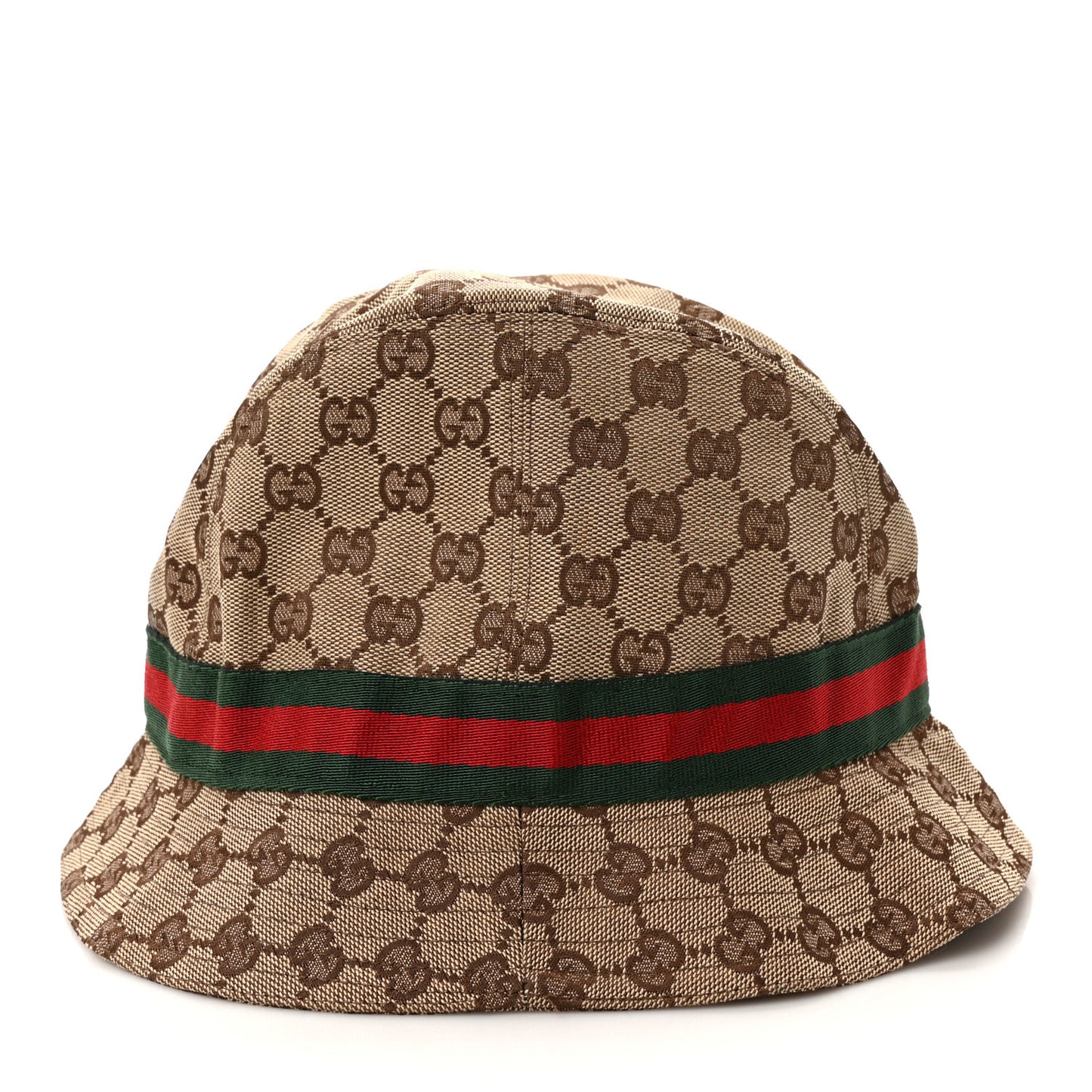 Monogram Web Bucket Hat M Brown