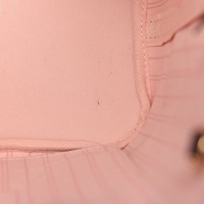 Louis Vuitton Damier Ebene Neo Neverfull MM Rose Ballerine 15 of 17