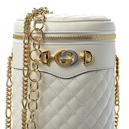 Gucci Calfskin Trapuntata Zumi Belt Bag Off White 8 of 10