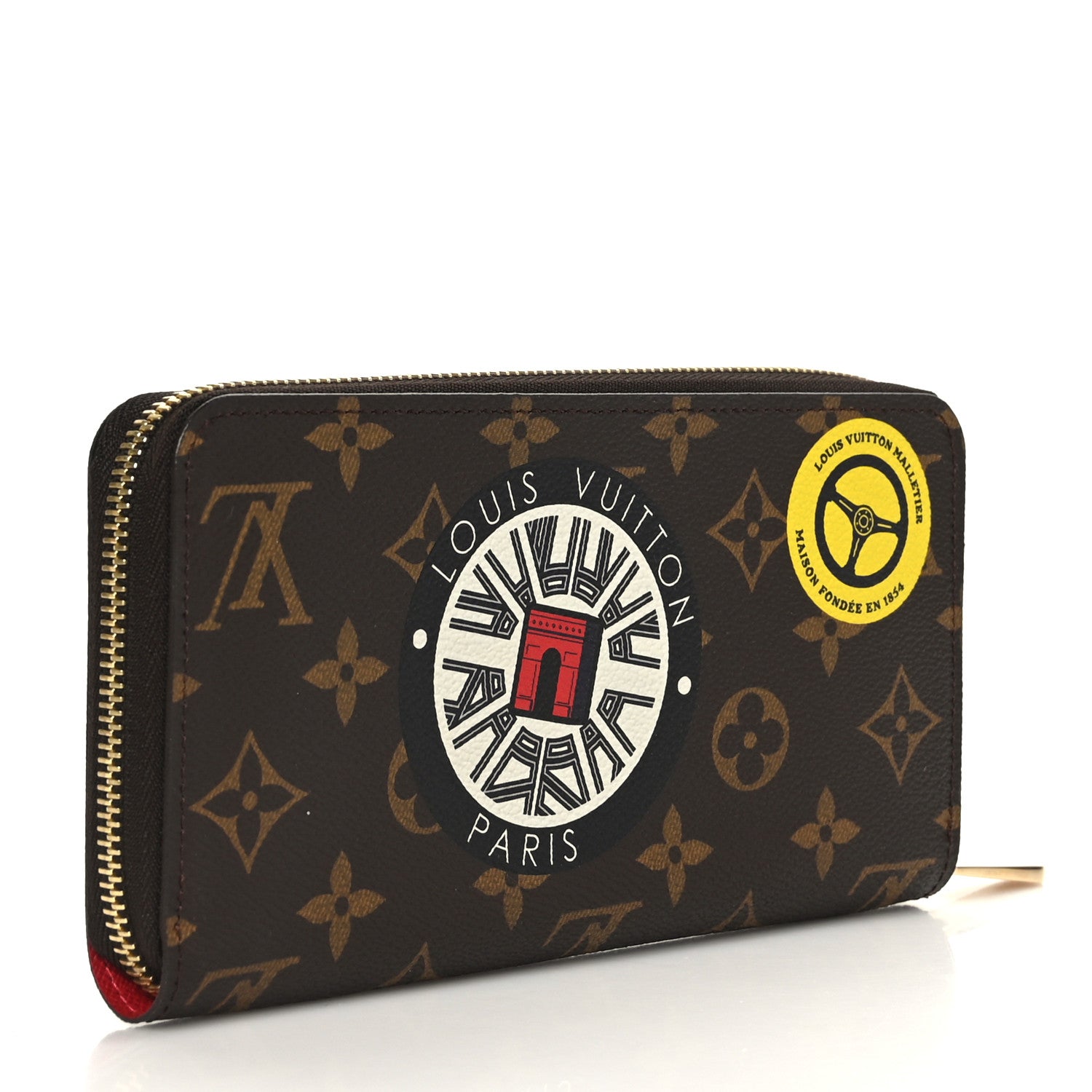 Louis Vuitton Monogram World Tour Zippy Wallet 3 of 6