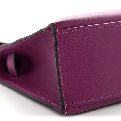 Hermes Swift Kelly Pochette Clutch Anemone 9 of 10