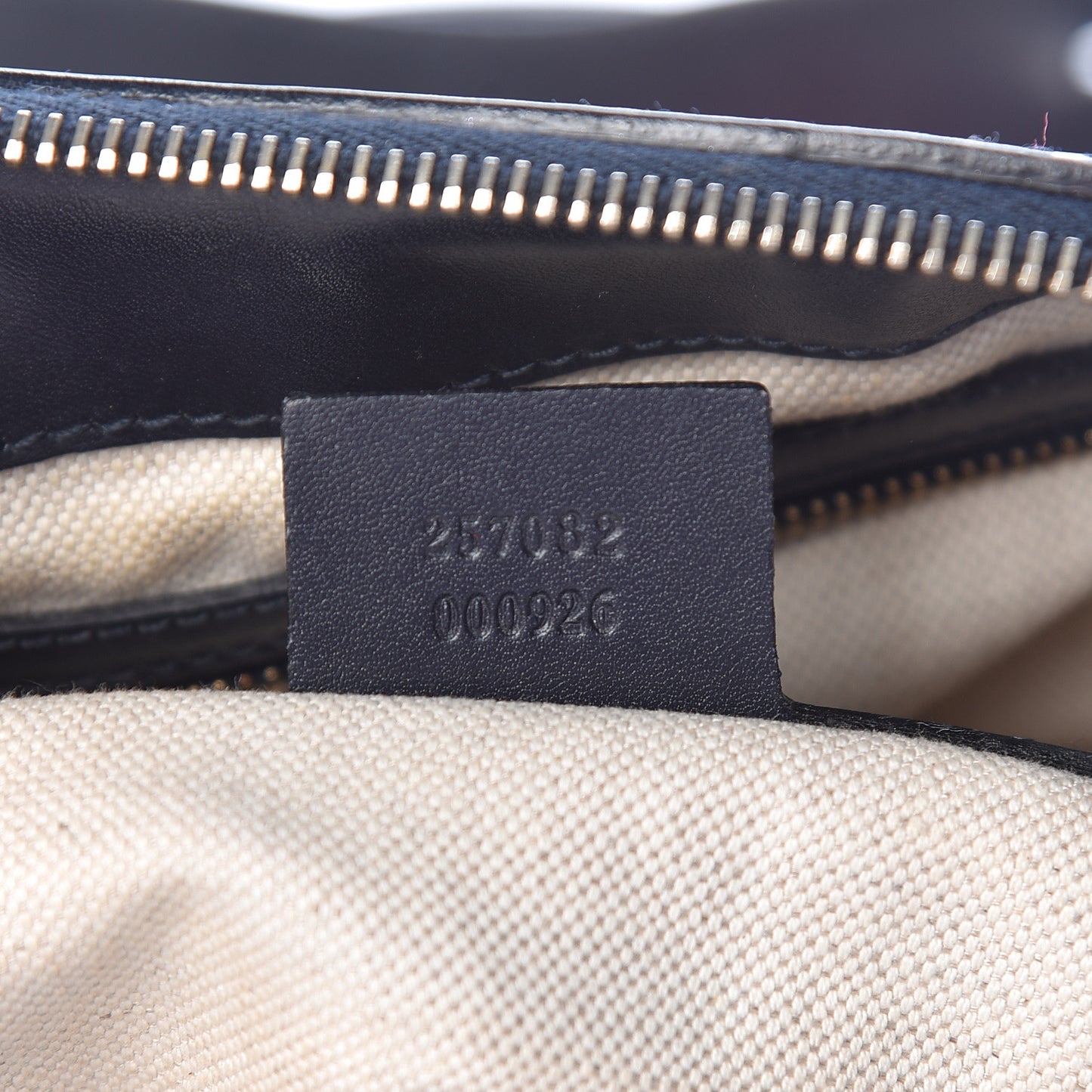 Monogram Vintage Web Medium Half Moon Hobo Navy