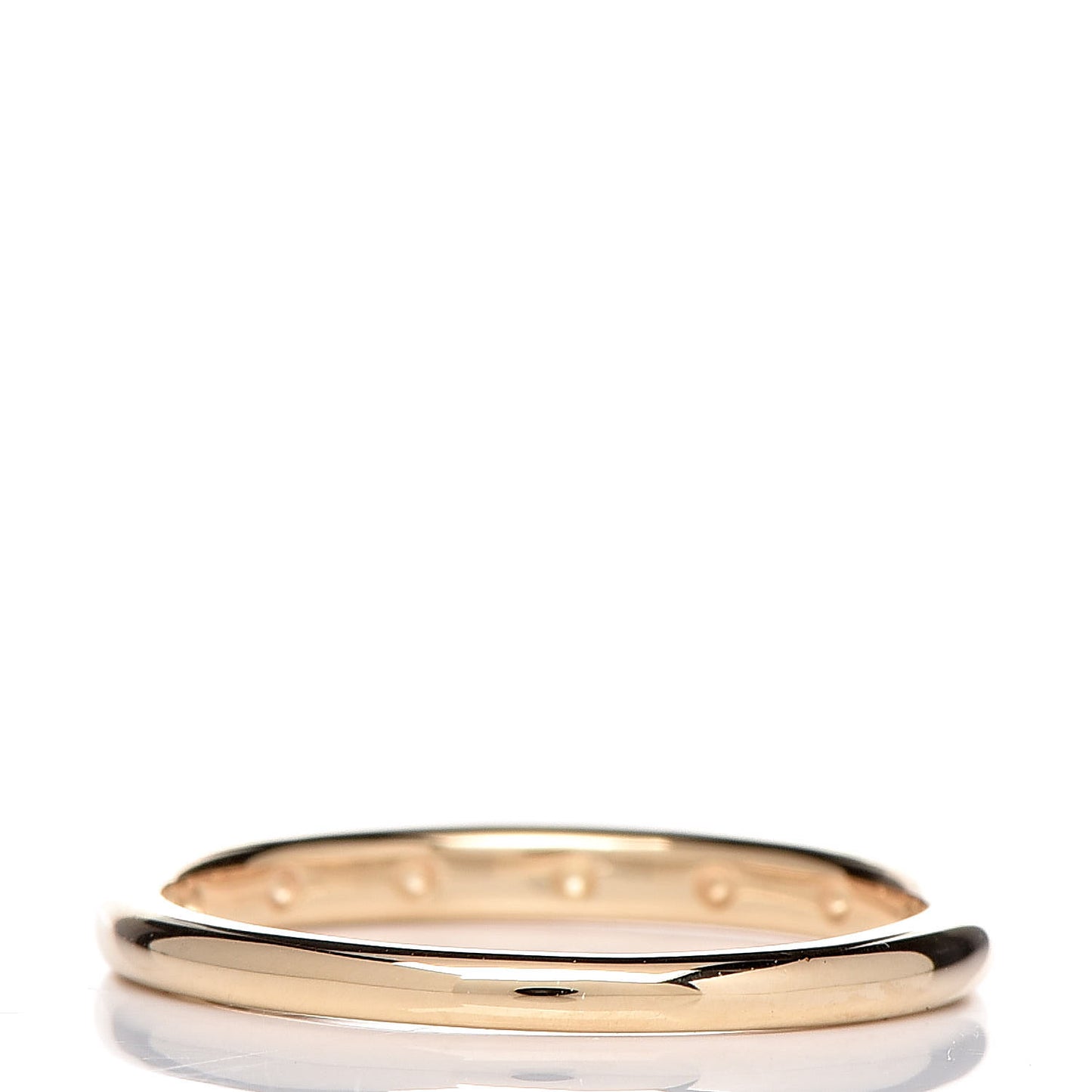 18K Yellow Gold Diamond Fedi Wedding Band Ring 48 4.5