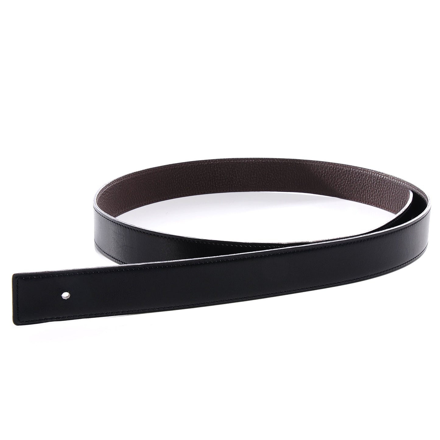 Box Togo Reversible 32mm Belt Strap 100 Noir Ebene