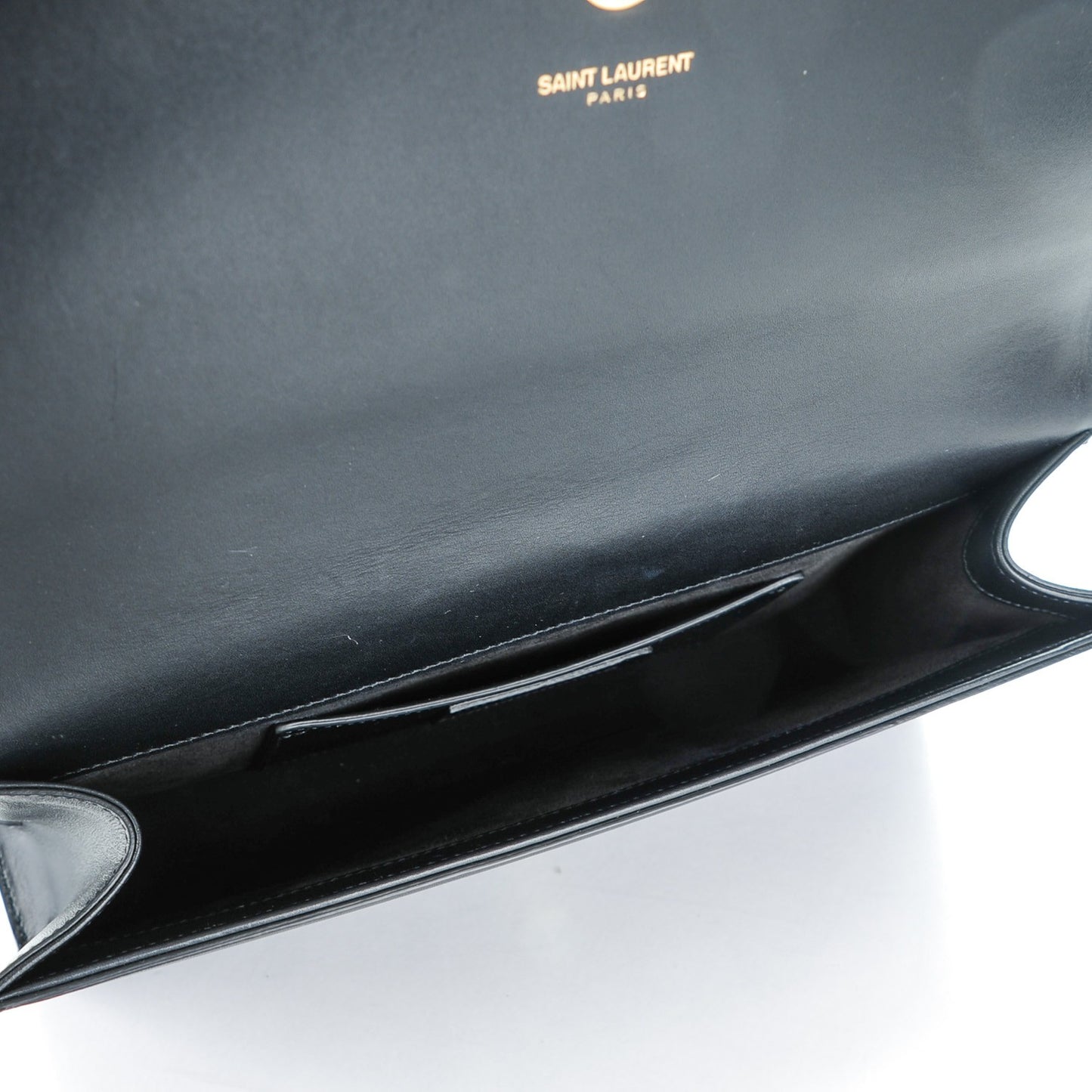 Calfskin Classic Monogram Tassel Clutch Black