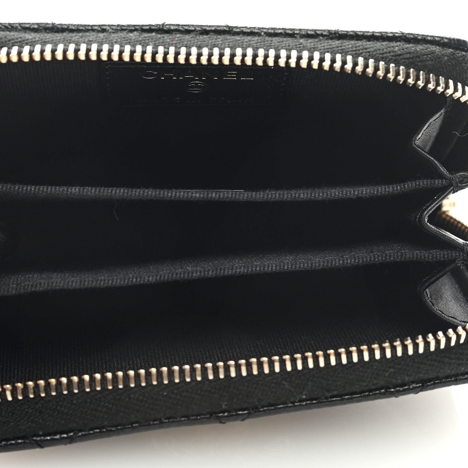 Chanel Caviar Quilted Multi Chain CC Zip Coin Purse Black 5 of 7