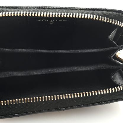 Chanel Caviar Quilted Multi Chain CC Zip Coin Purse Black 5 of 7