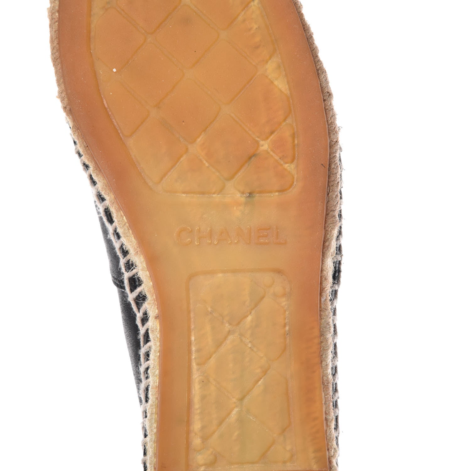 Chanel Lambskin CC Espadrilles 37 Black 15 of 15