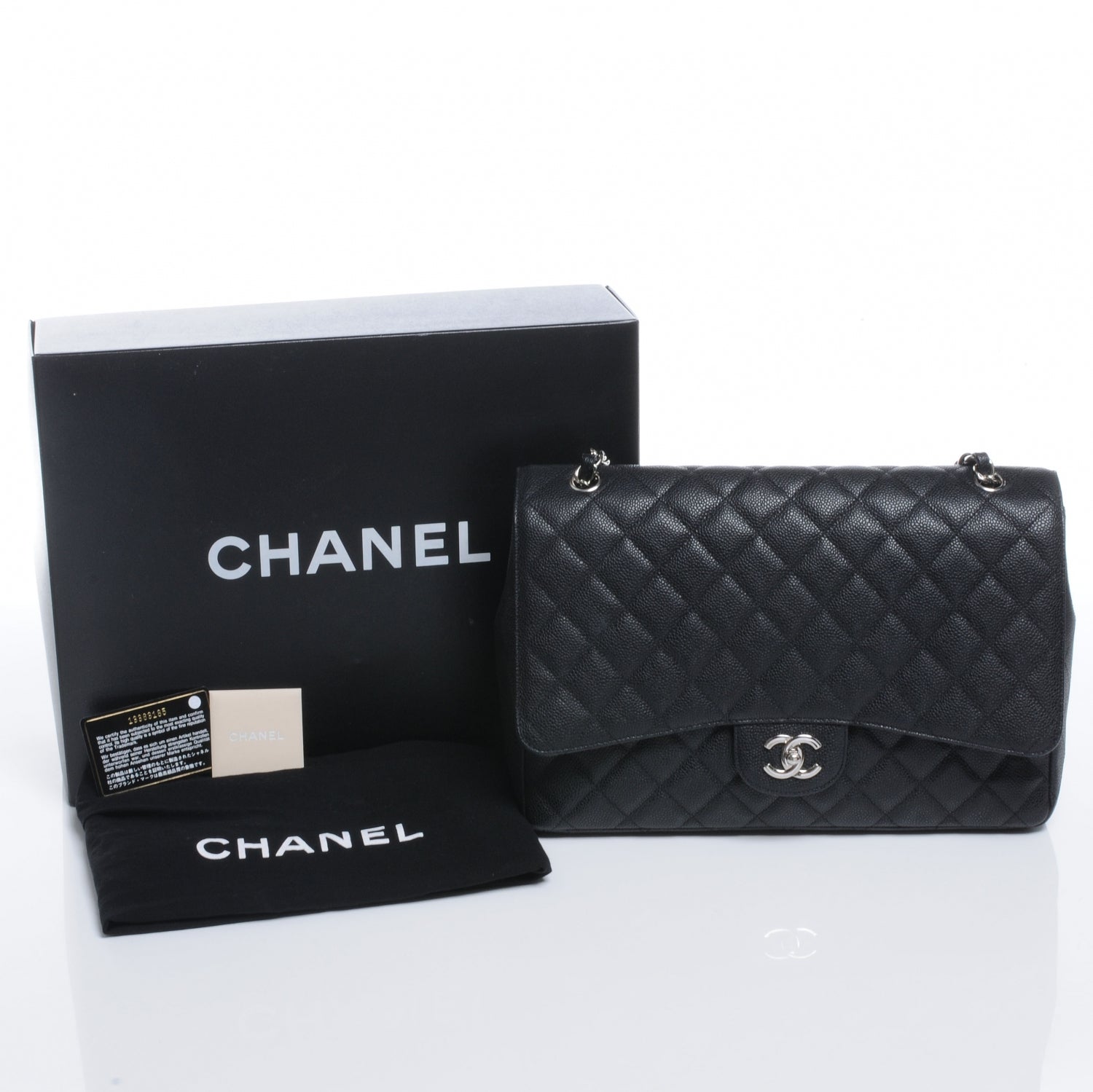 Chanel Caviar Maxi Single Flap Black 5 of 7