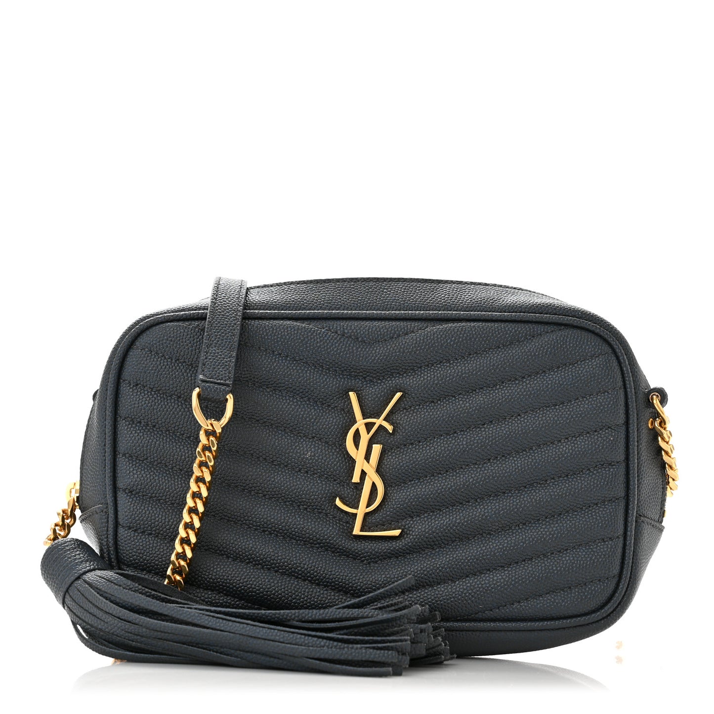 Grain De Poudre Matelasse Monogram Mini Lou Camera Bag Faggio
