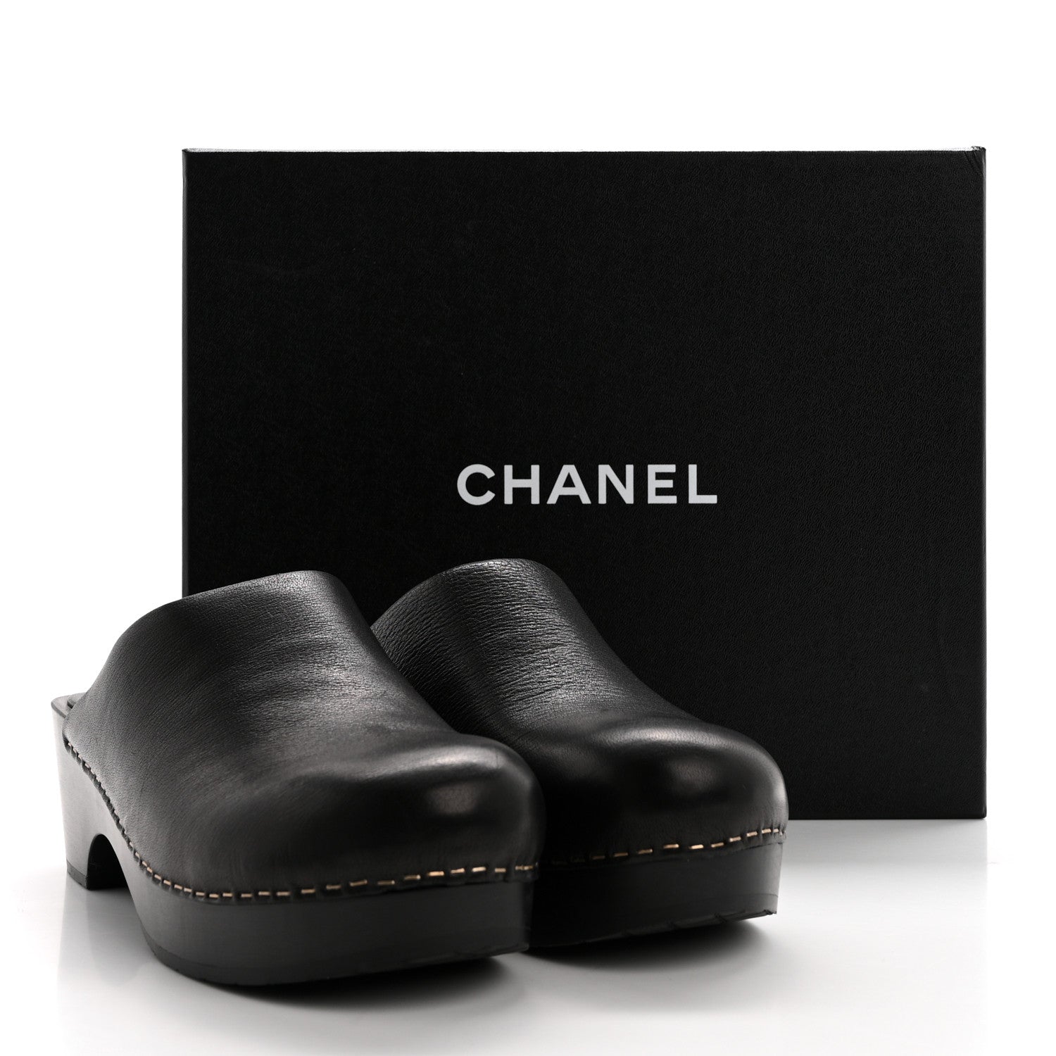 Chanel Calfskin CC Clogs 40.5 9 of 9