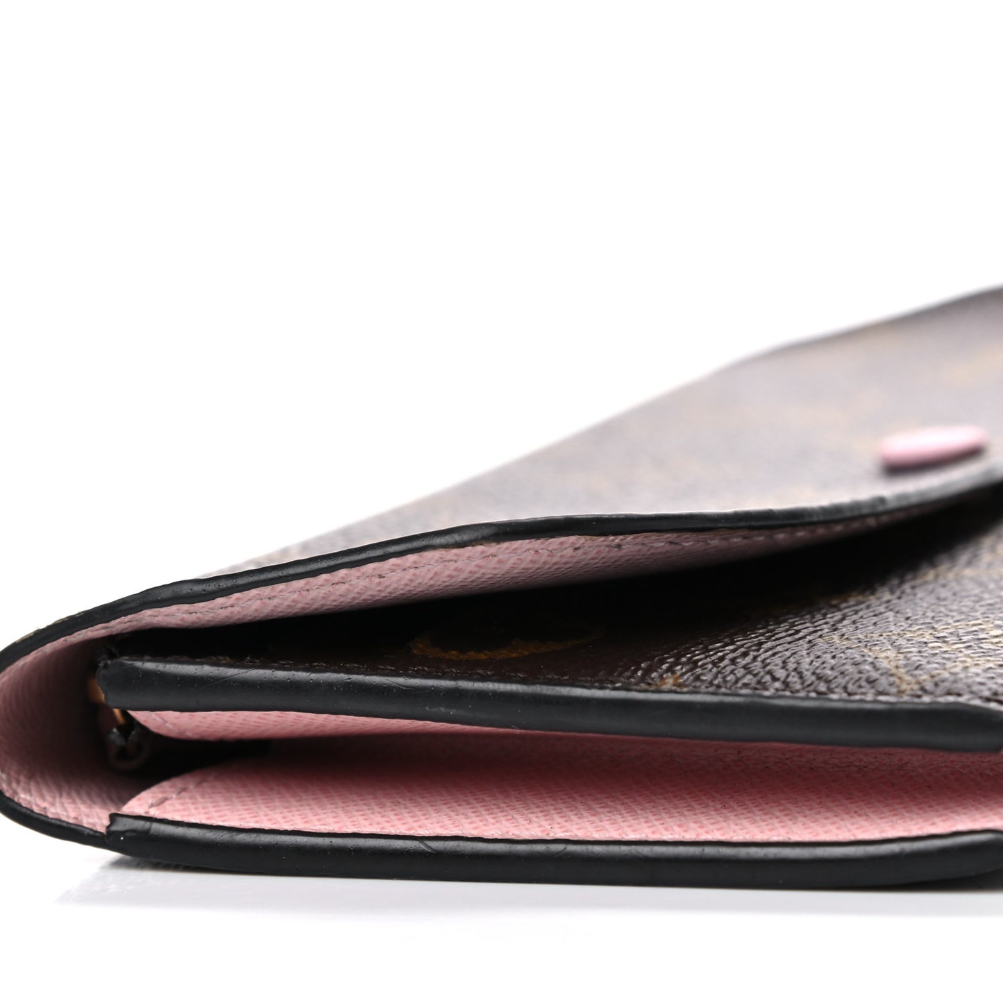 Monogram Emilie Wallet Rose Ballerine