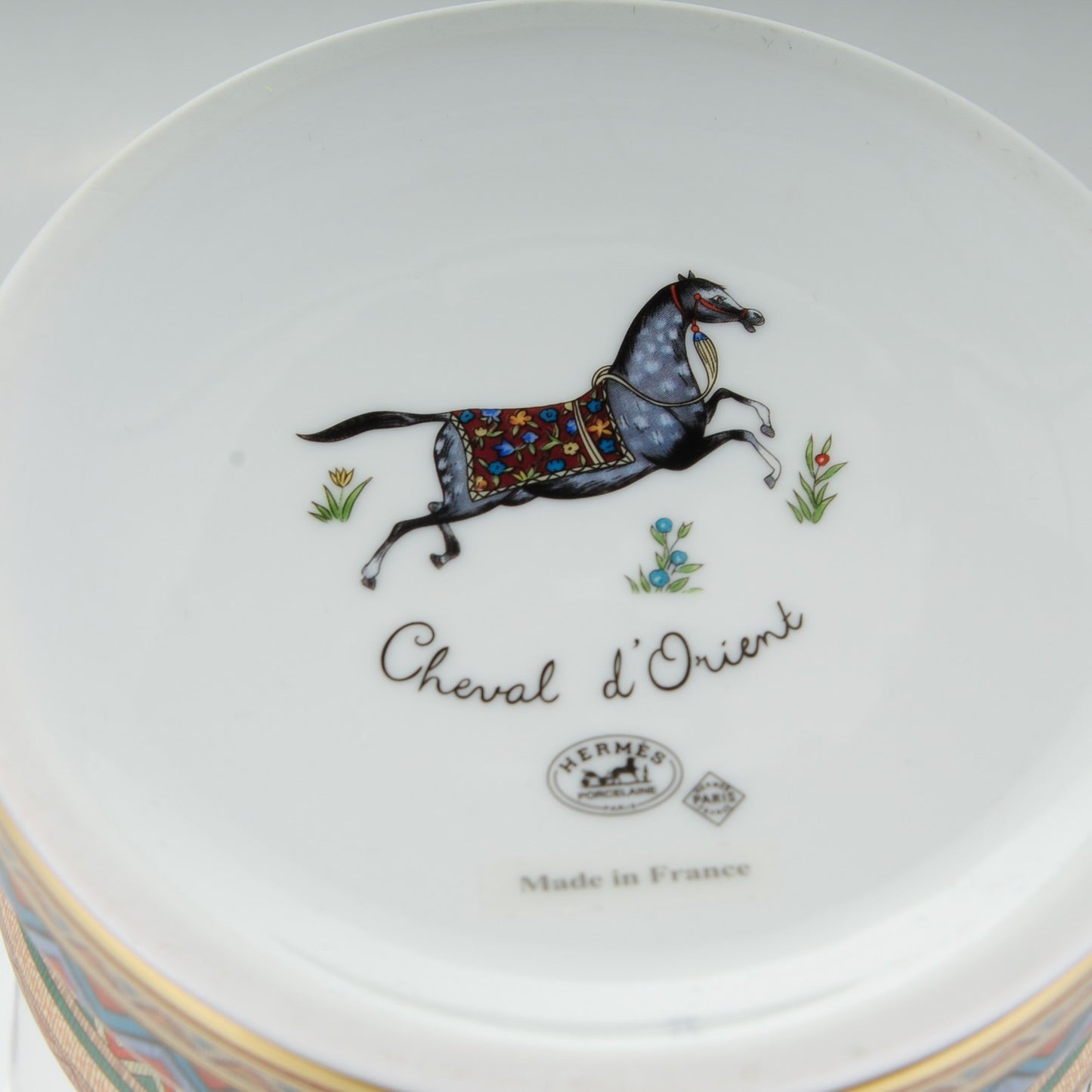 Porcelain Large Cheval D'Orient Vase