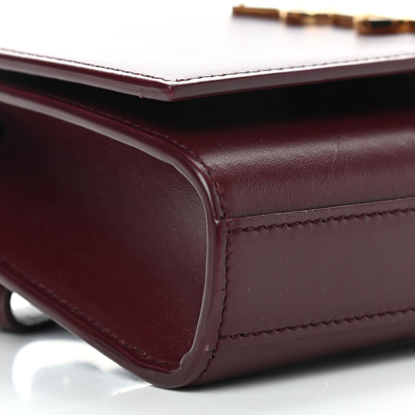 Smooth Calfskin Monogram Kate Belt Bag Burgundy