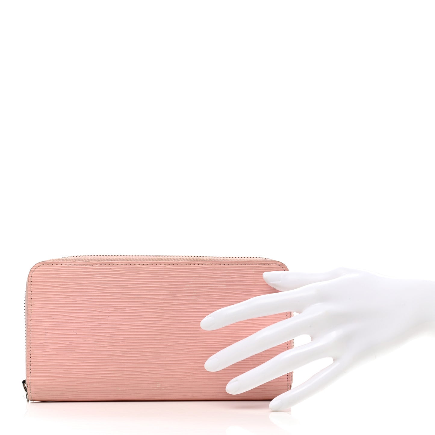 Epi Zippy Wallet Rose Ballerine
