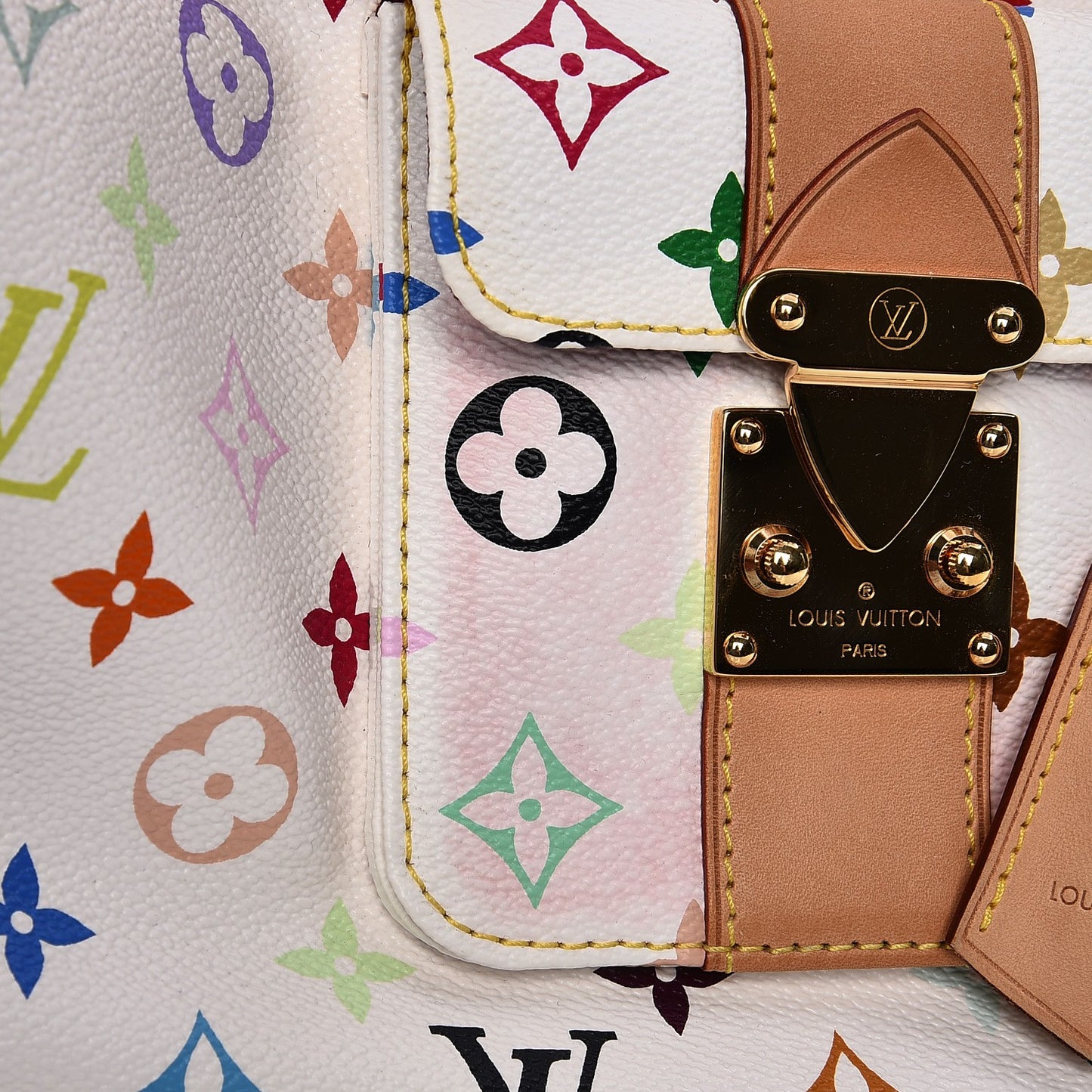 Monogram Multicolor Speedy 30 White