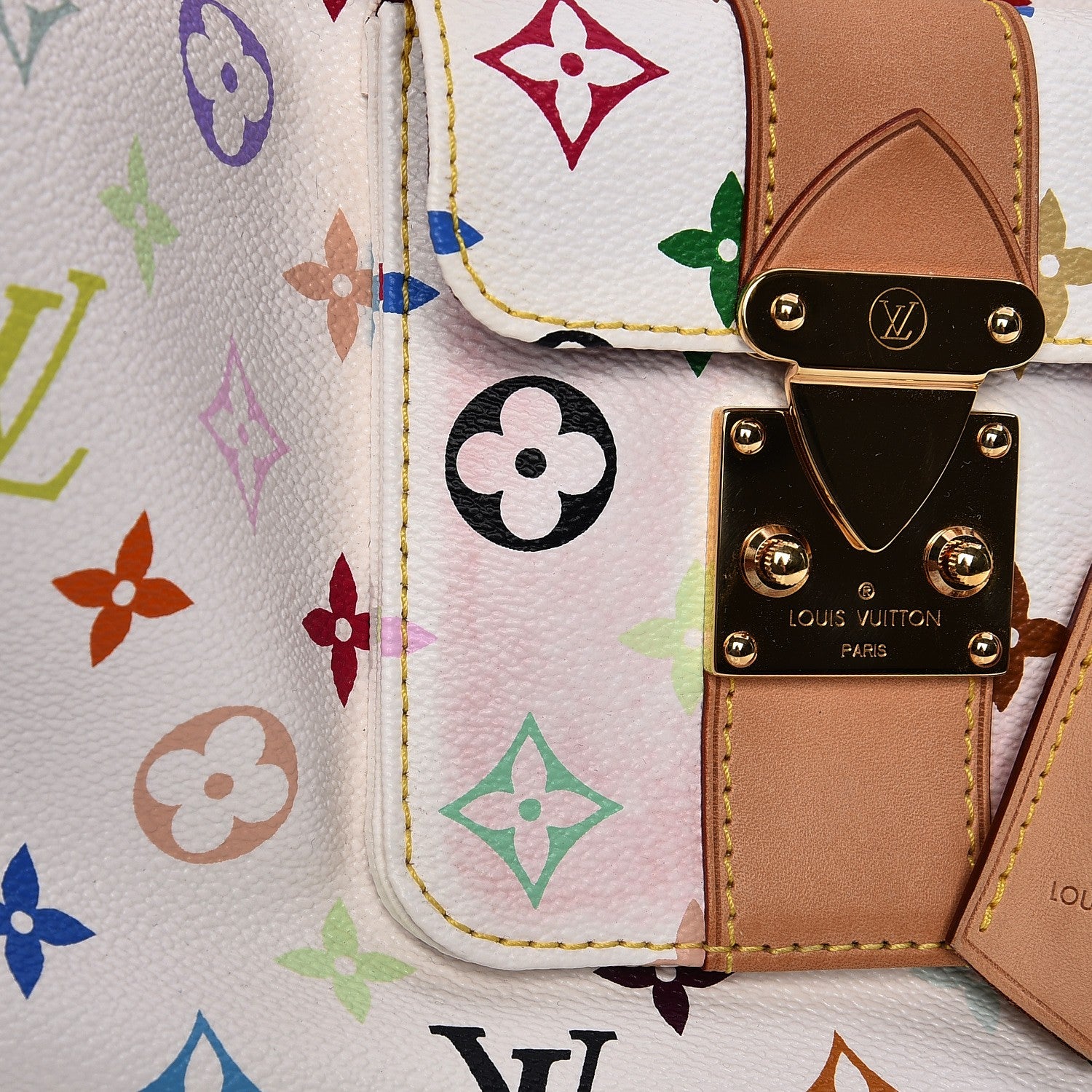 Louis Vuitton Monogram Multicolor Speedy 30 White 7 of 8