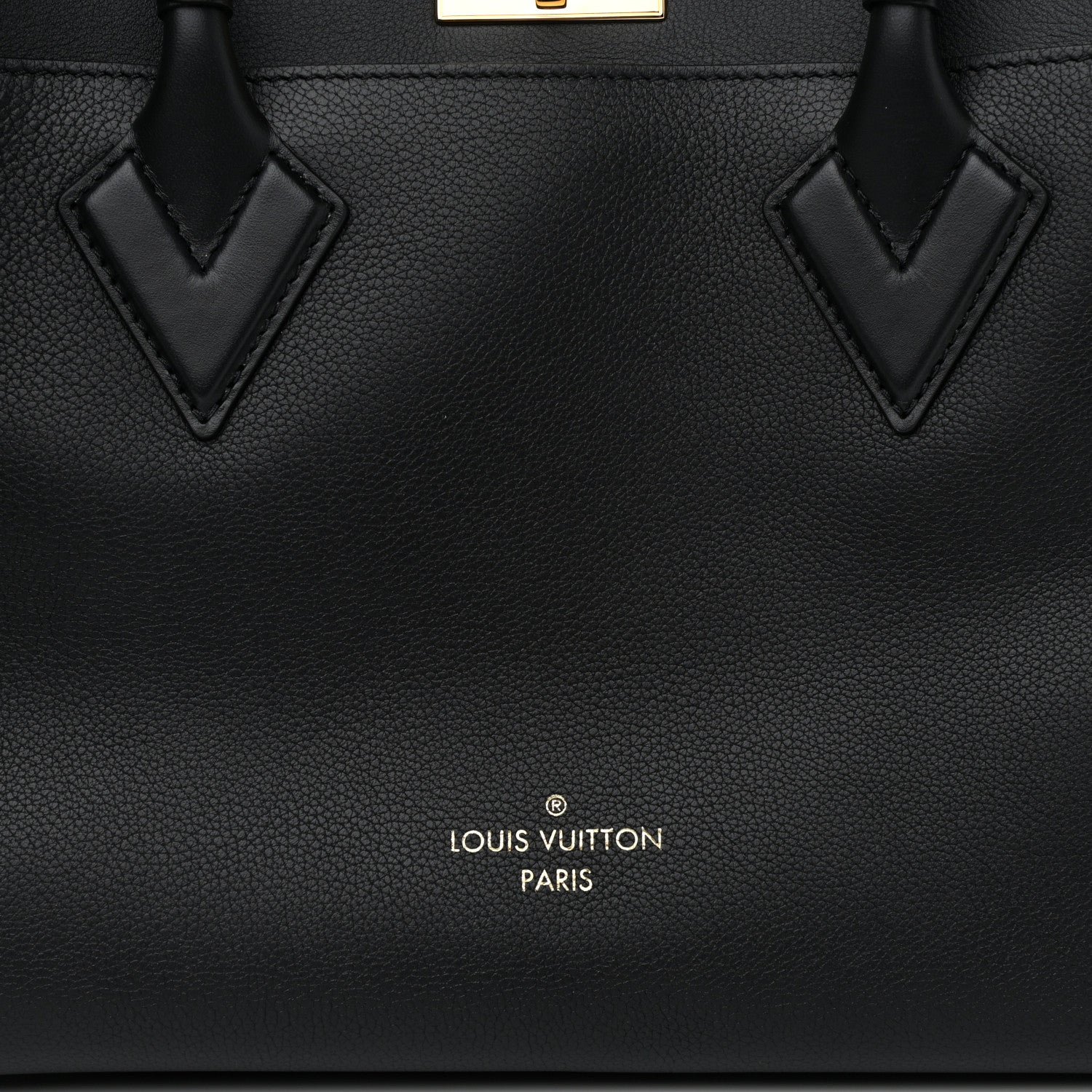 Louis Vuitton Calfskin Monogram Tufting On My Side Black 8 of 11