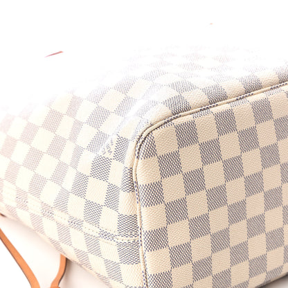Louis Vuitton Damier Azur Neo Neverfull MM Rose Ballerine 6 of 13