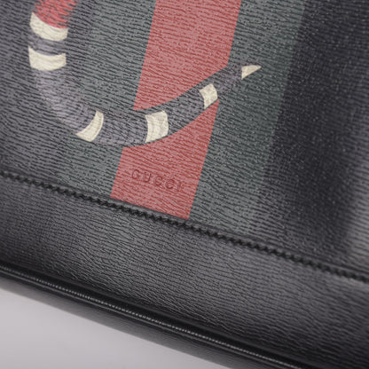 Gucci Calfskin Kingsnake Dome Backpack Black 12 of 12