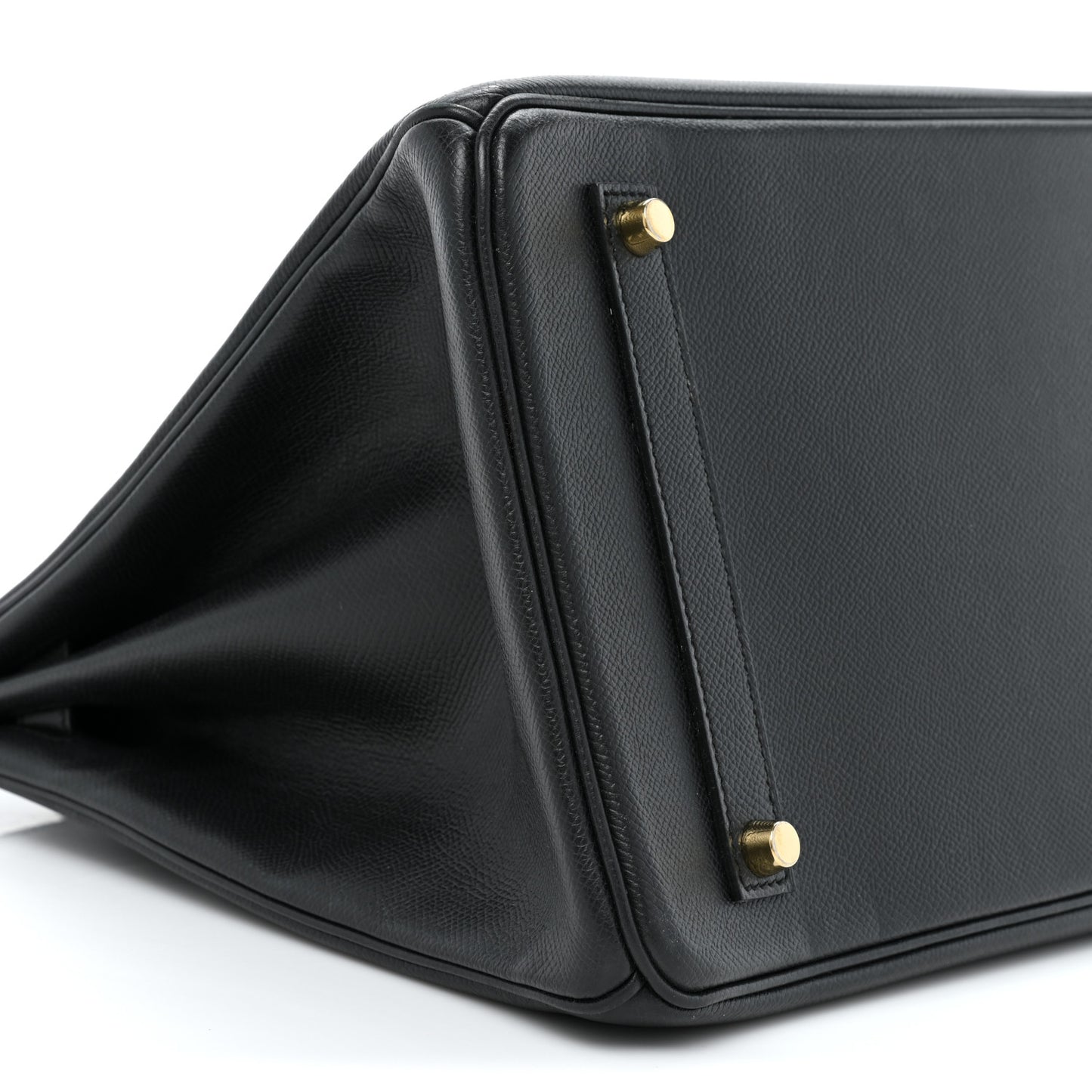 Epsom Horseshoe Birkin 35 Black Bleu Nuit