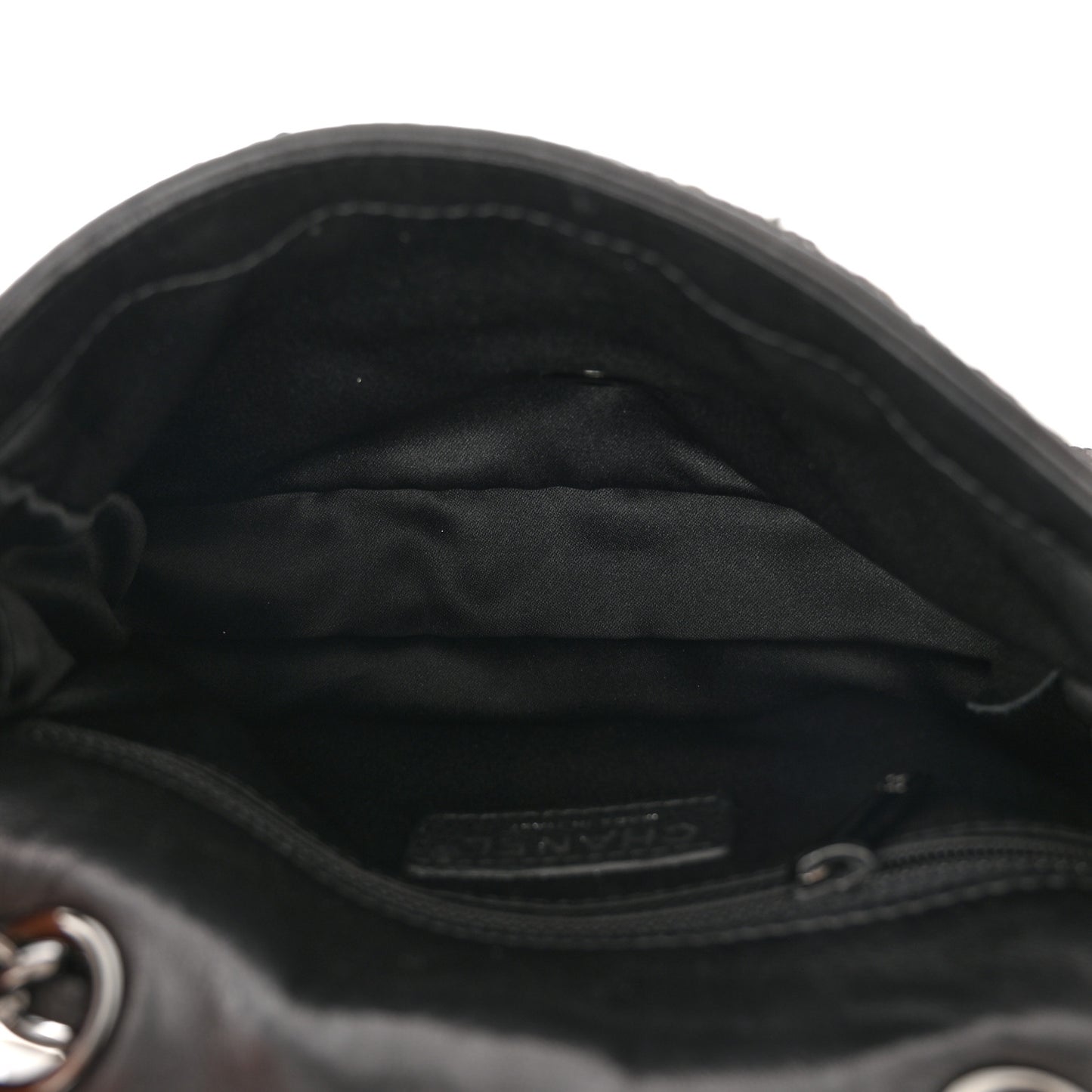 Sequin Lambskin Mini Moonlight on Water Flap Black