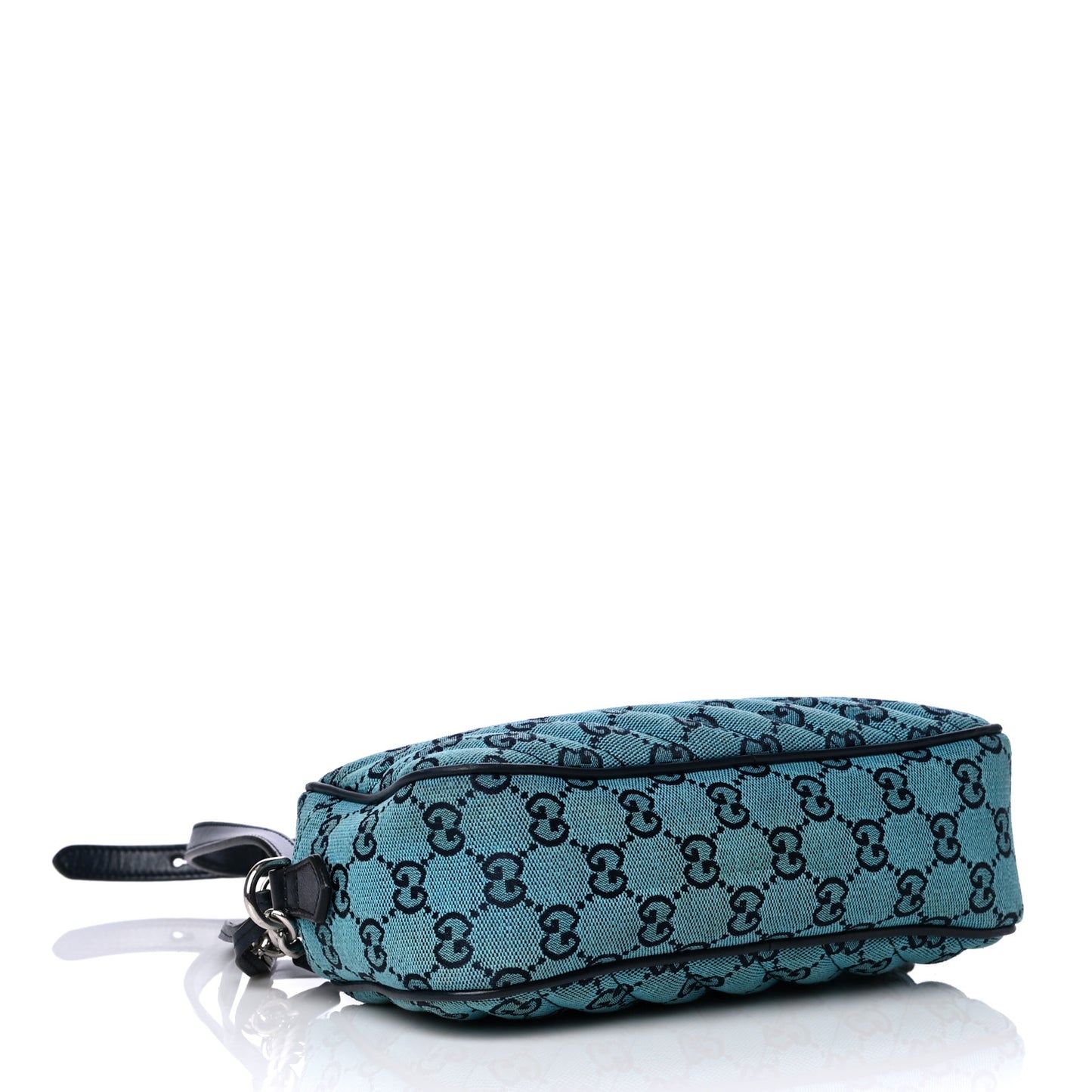 Monogram Multicolor Matelasse Diagonal Small GG Marmont Chain Shoulder Bag Light Blue