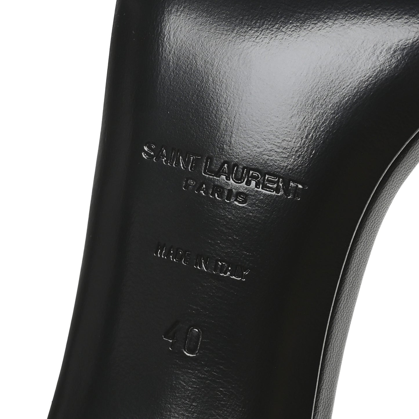 Calfskin Amber 105 Ankle Strap Sandals 40 Black