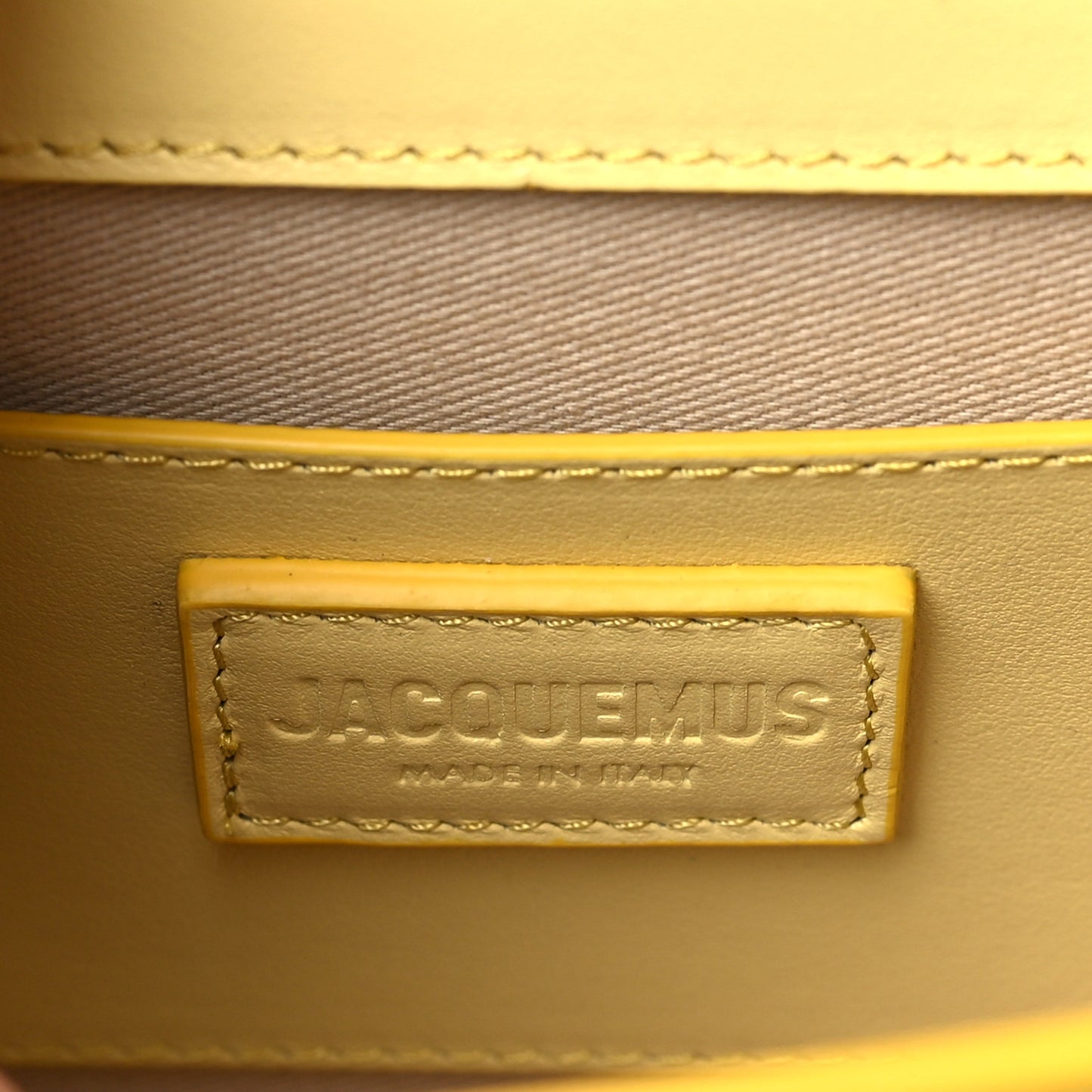 Smooth Calfskin Le Grand Bambino Yellow