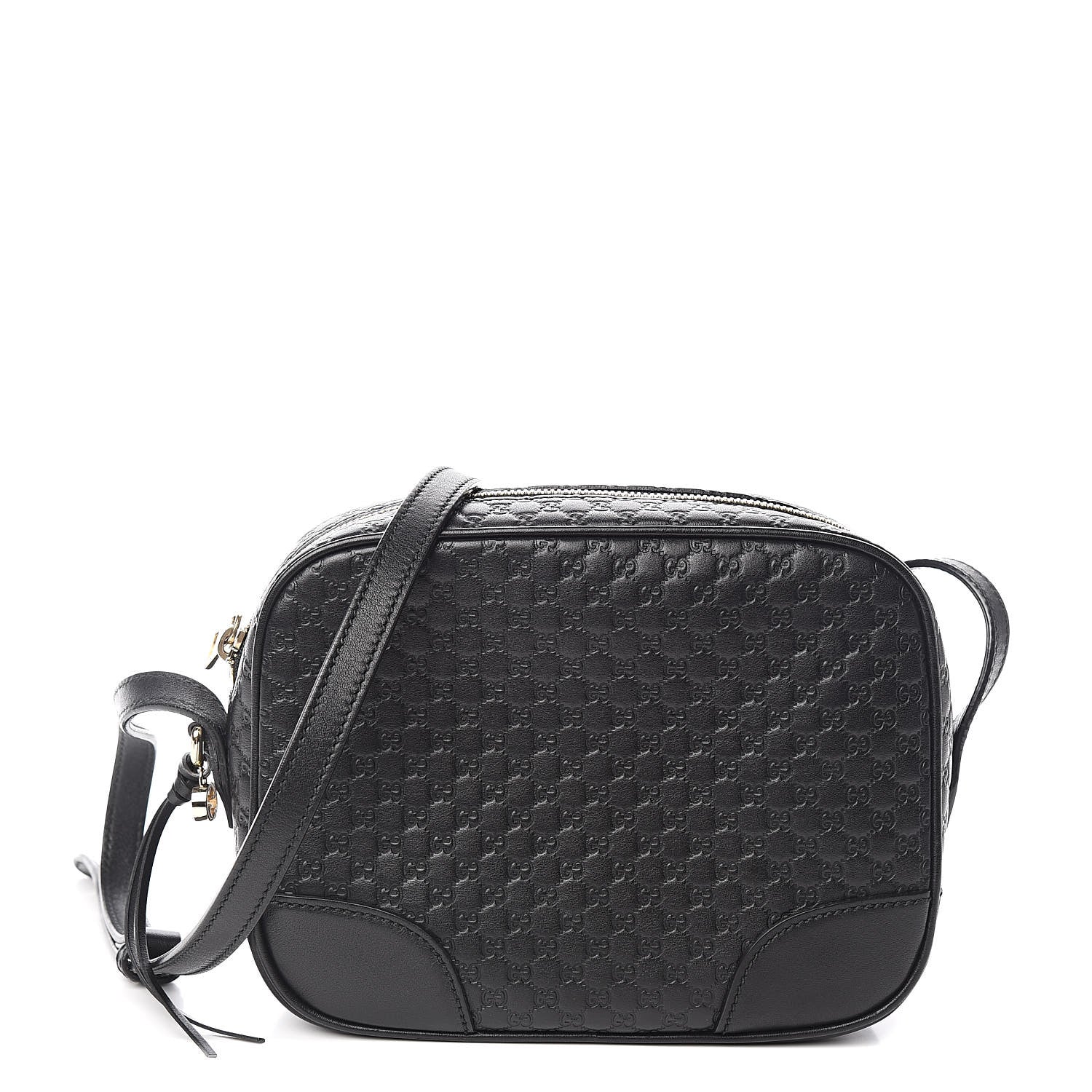 Gucci Microguccissima Mini Bree Messenger Bag Black 1 of 10