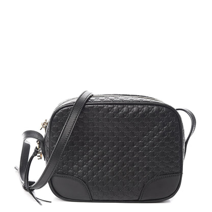 Gucci Microguccissima Mini Bree Messenger Bag Black 1 of 10