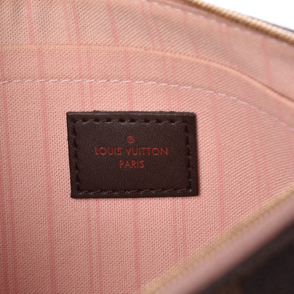 Louis Vuitton Damier Ebene Neverfull MM GM Pochette Rose Ballerine 6 of 8