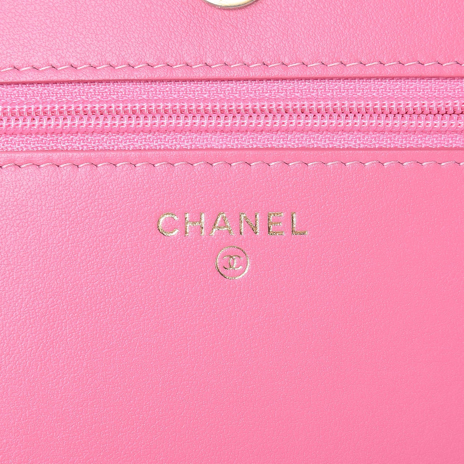Chanel Caviar Quilted Boy Wallet On Chain WOC Pink 6 of 14