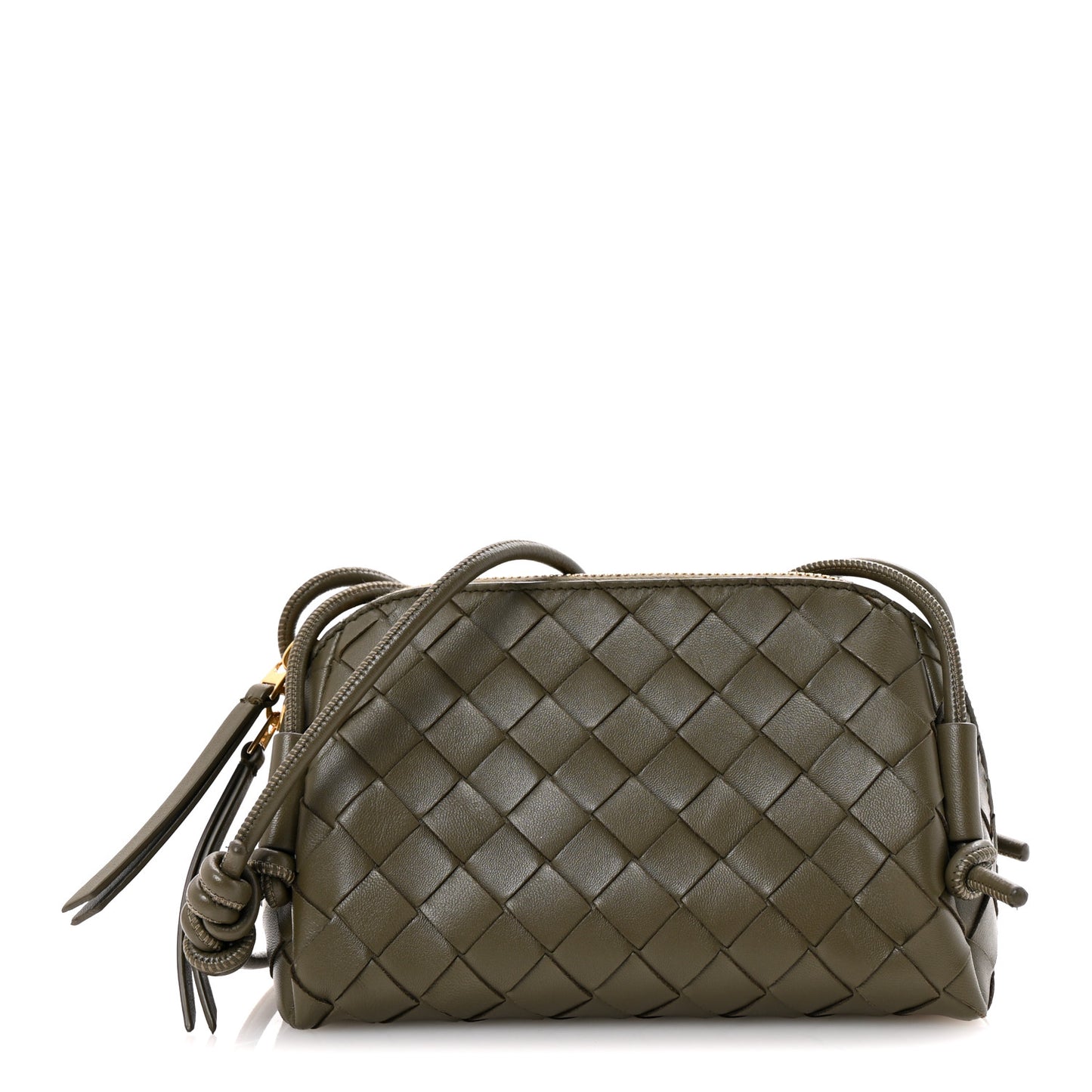 Nappa Intrecciato Concert Pouch Cypress