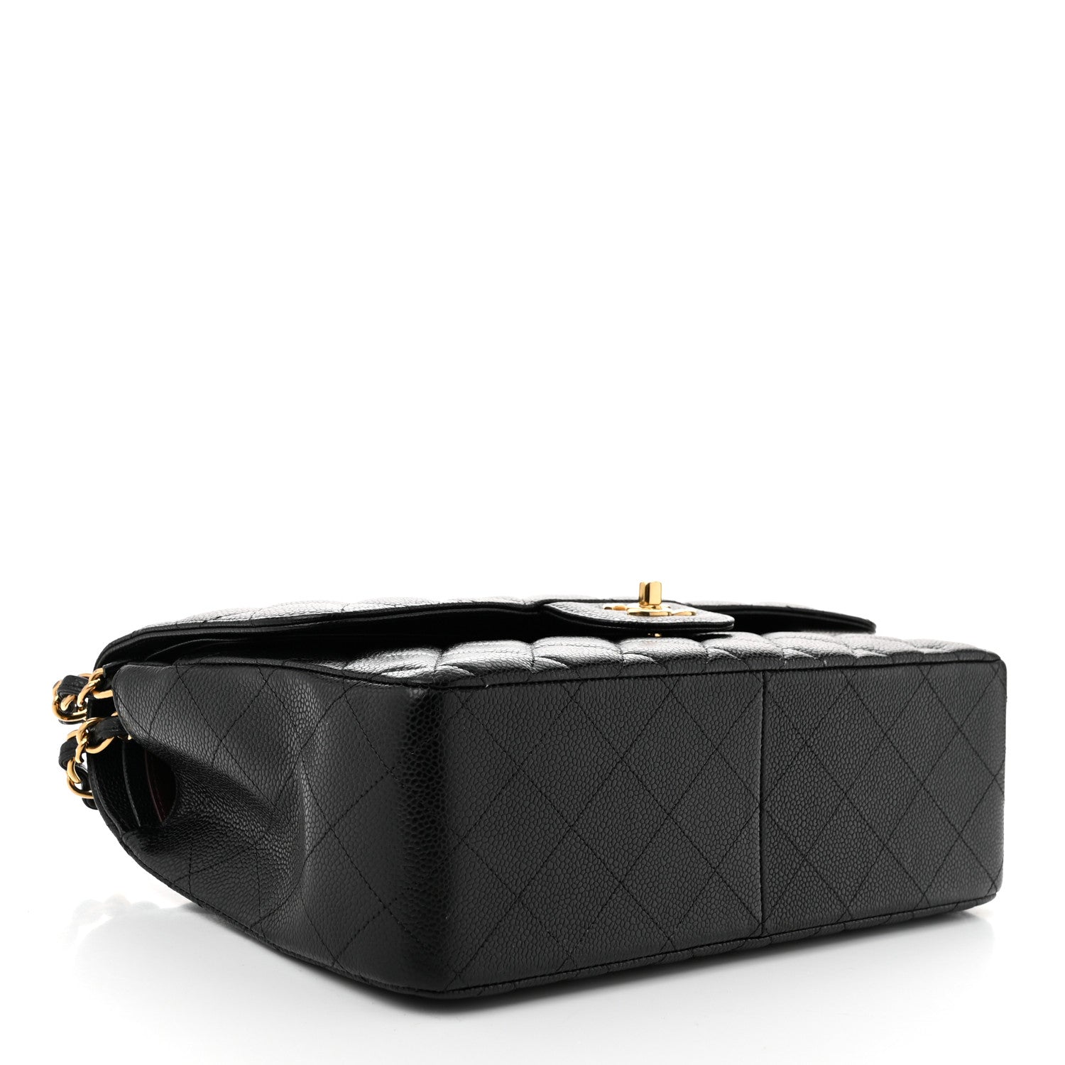Chanel Caviar Quilted Jumbo Double Flap Black 4 of 11