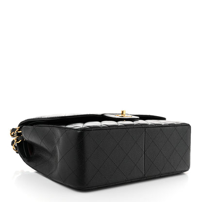 Chanel Caviar Quilted Jumbo Double Flap Black 4 of 11