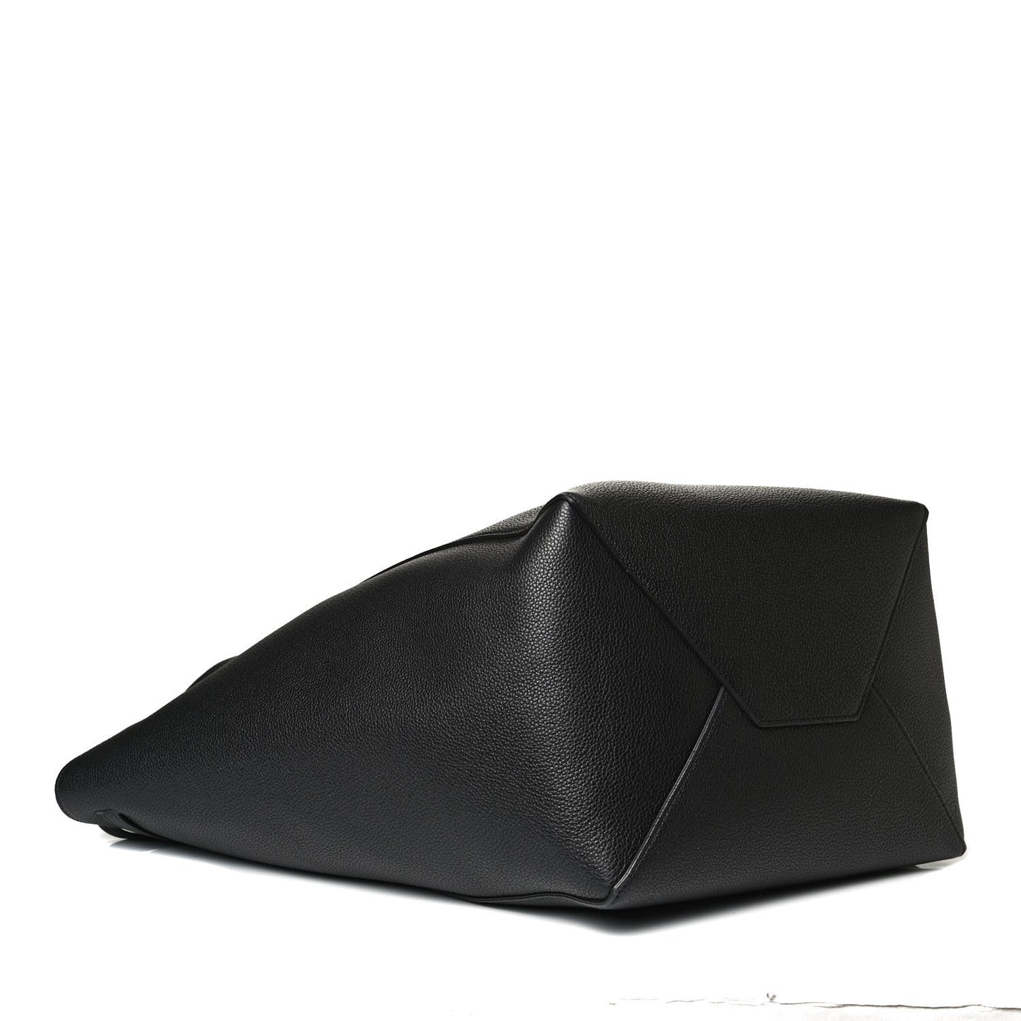 Soft Grained Calfskin Medium Belt Cabas Phantom Black