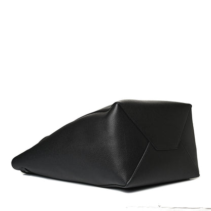 Celine Soft Grained Calfskin Medium Belt Cabas Phantom Black 4 of 9