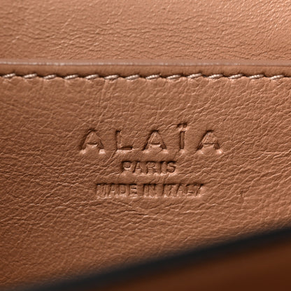 Alaia Calfskin Grommet Studded Azzedine Messenger Flap Black 5 of 7