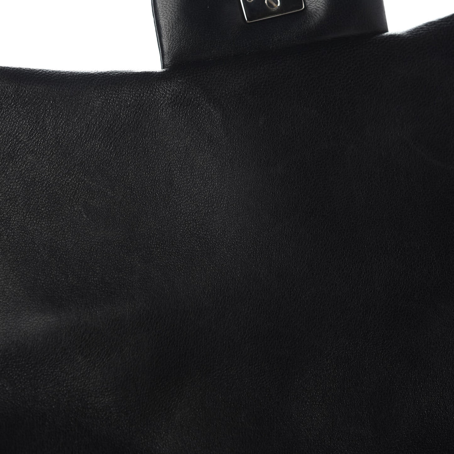Lambskin Quilted Jumbo Single Flap Black