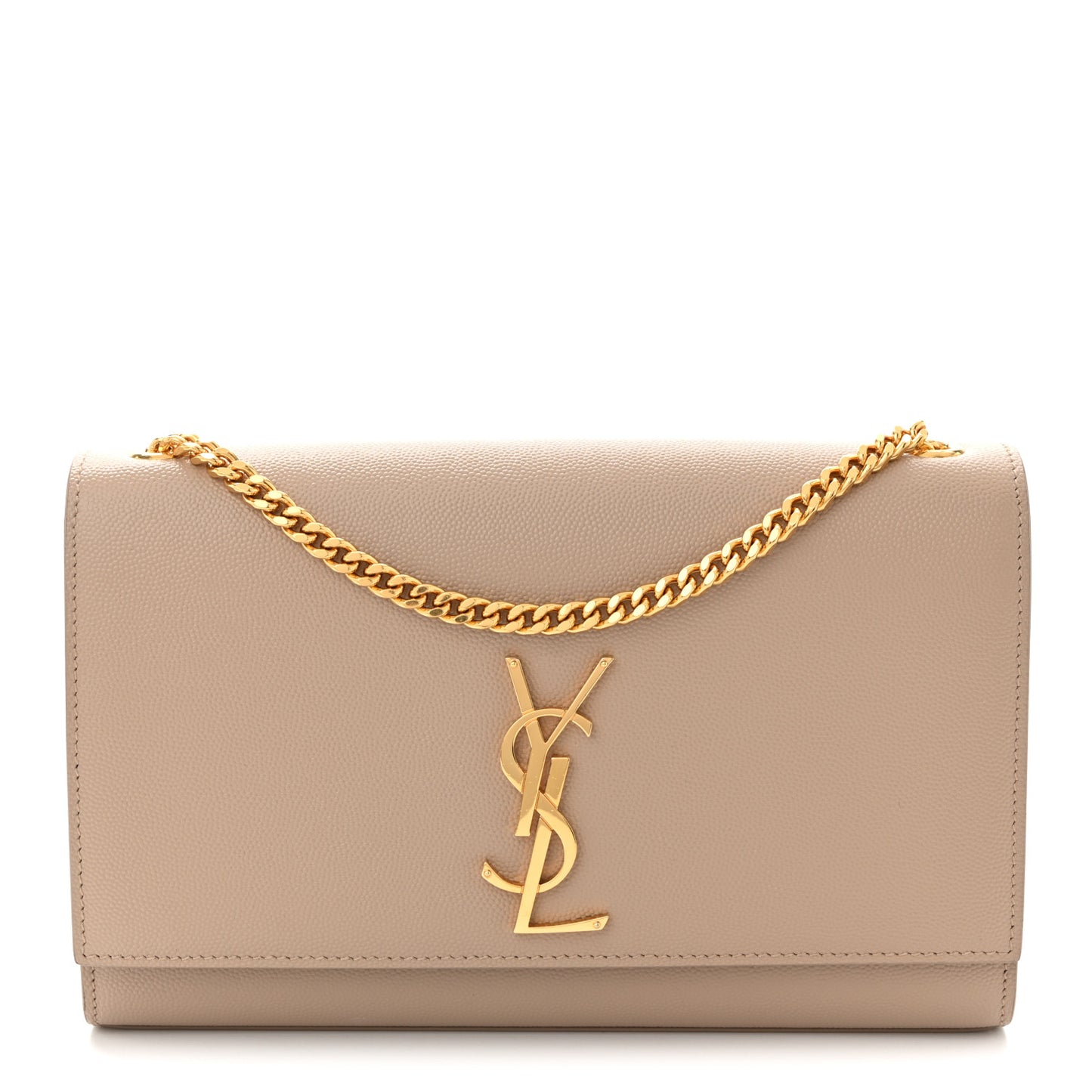 Grain De Poudre Medium Monogram Kate Satchel Nude Powder